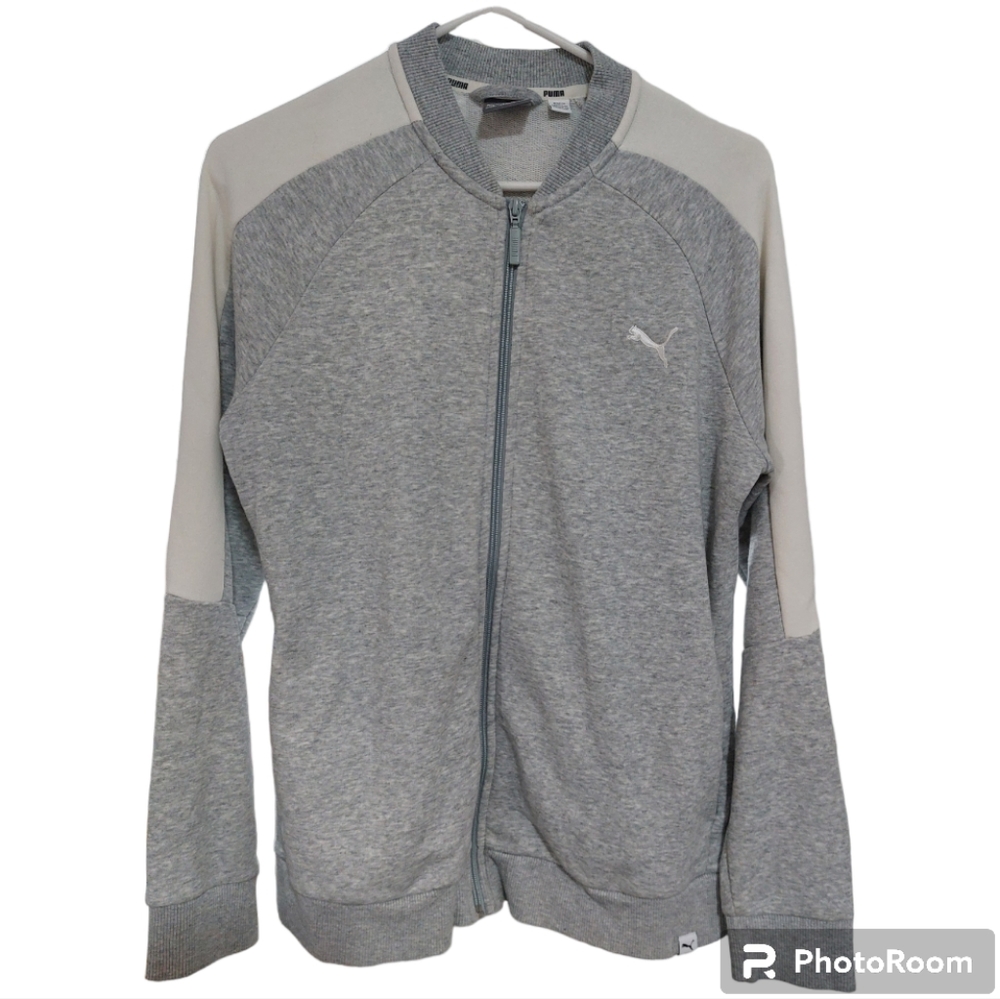 Puma Longsleeve Zip-Up Color Block Jacket- Size L